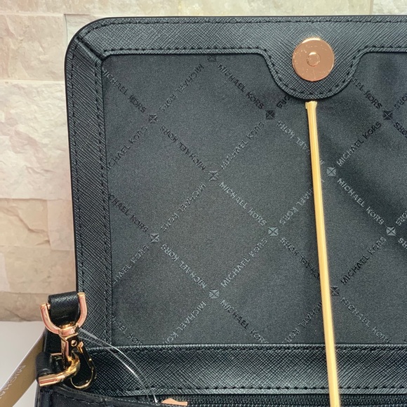 Michael Kors Bag JSI MD Conv Chn Pouchtte Black - Picture 11 of 16